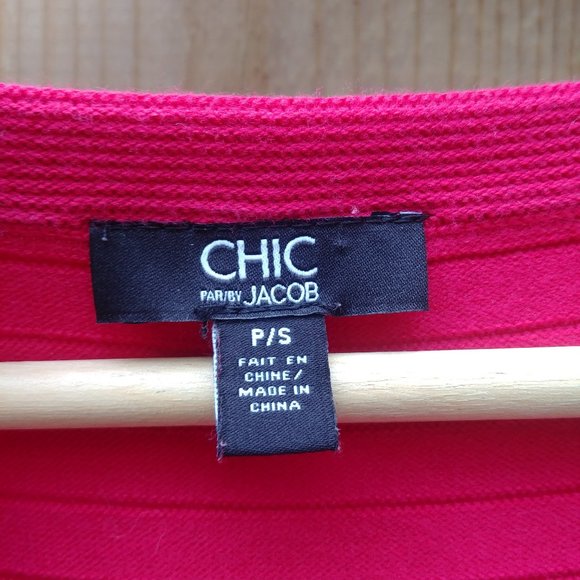 Cherry Red Jacob Stretch Wiggle Dress Size S - Picture 3 of 4